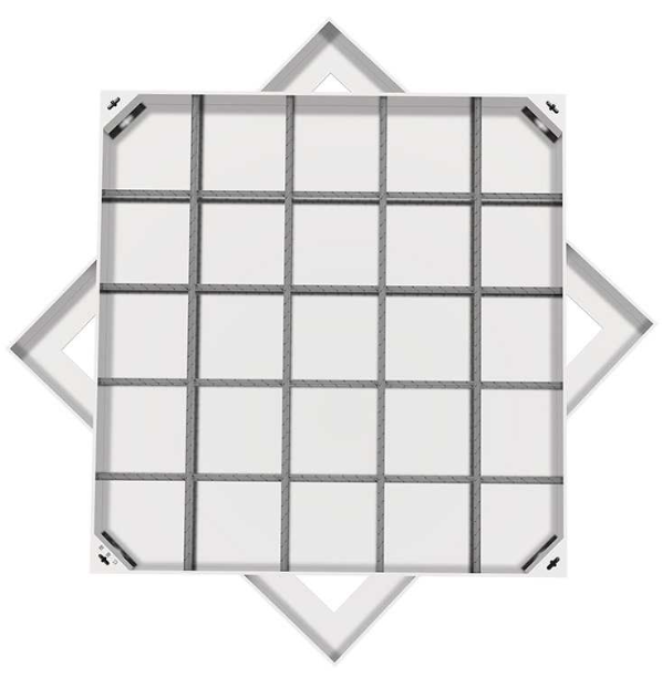 银海不锈钢方井展示